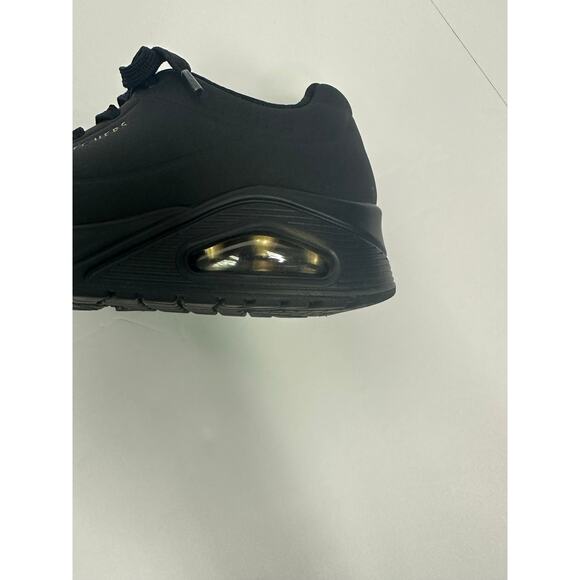 Skechers Women’s Uno - Stand on Air Sneakers, Black, Size 9 - Picture 5 of 10